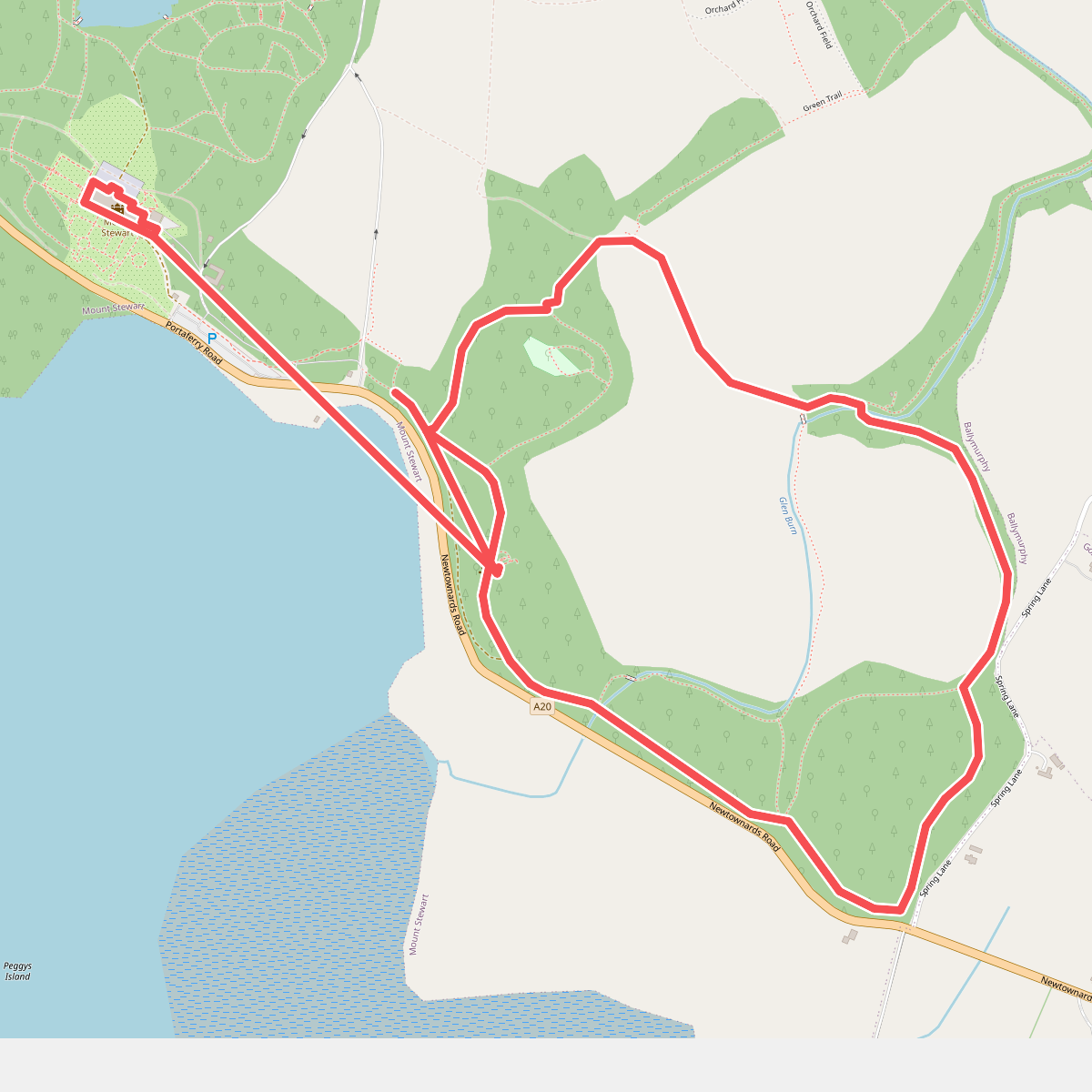 Blue Trail, Mount Stewart