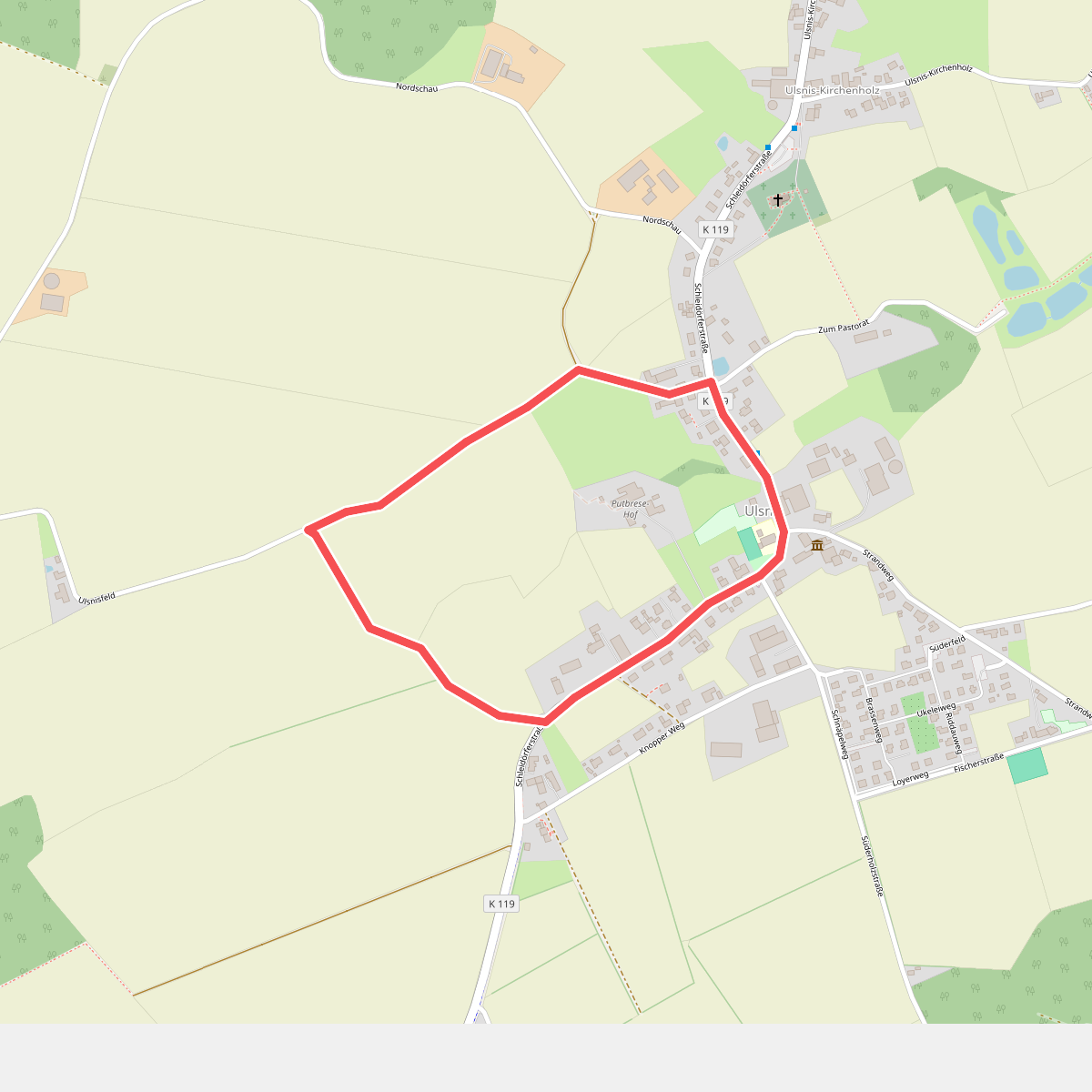 Erholungsort Ulsnis: Rundweg Gallberg