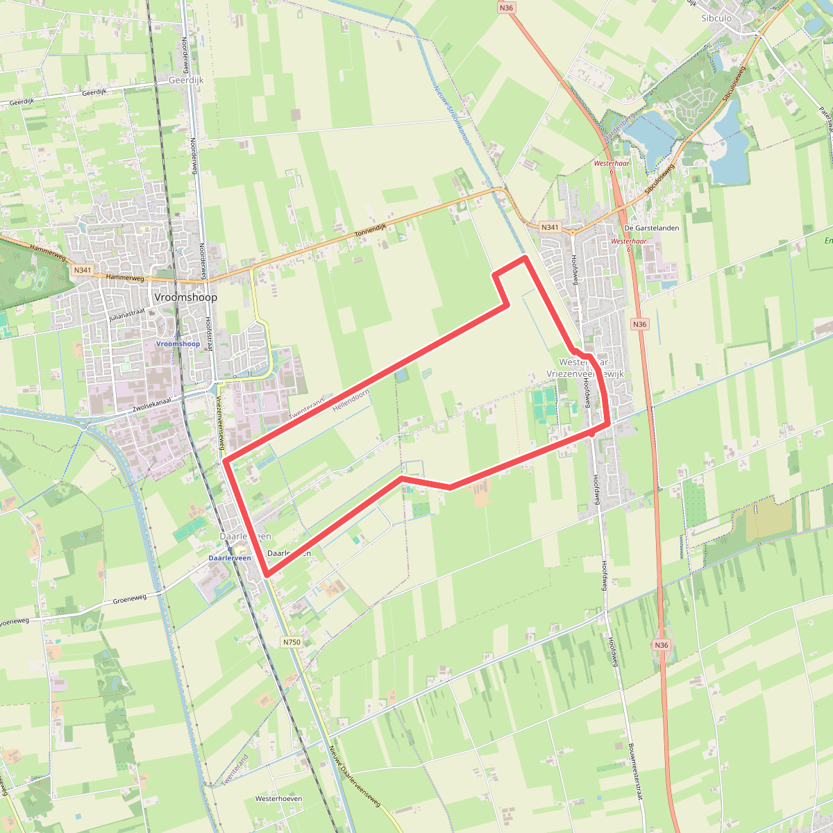 Westerhaar-Vriezenveensewijk - Rood