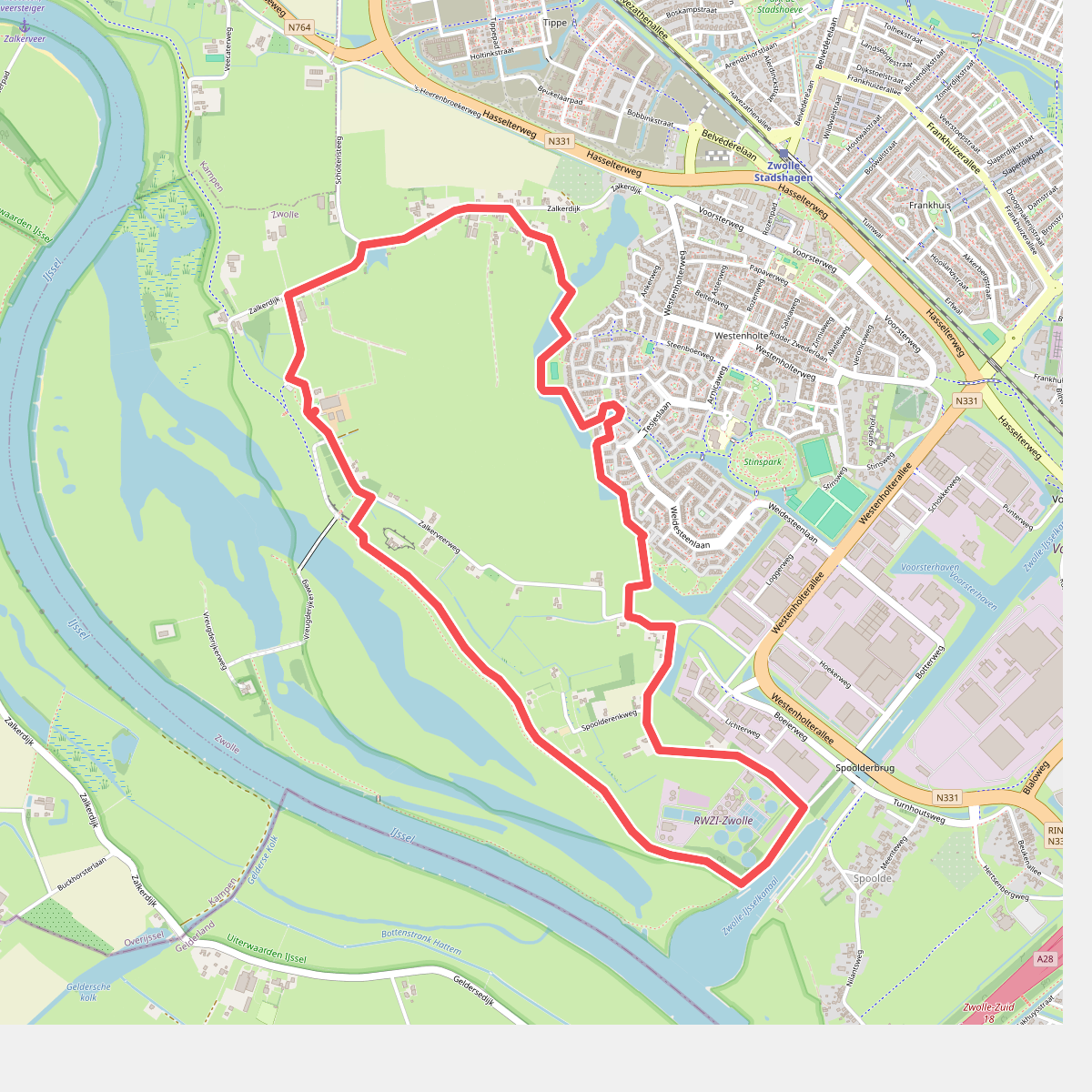Vreugderijkerwaard - Groen