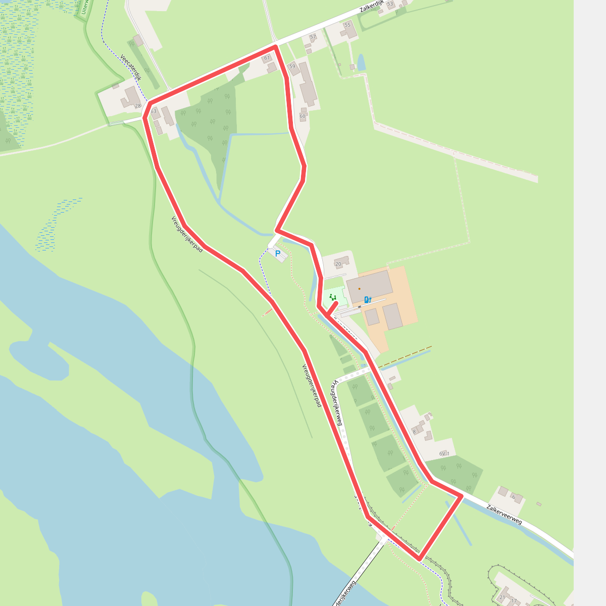 Vreugderijkerwaard - Rood