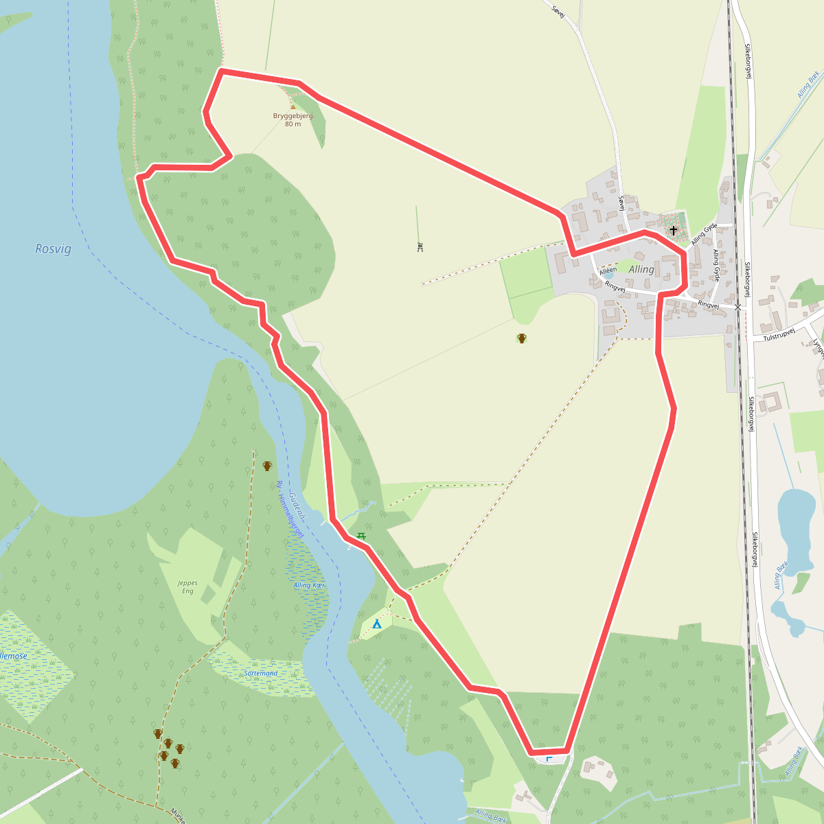 Alling Vest og Bryggebjergturen
