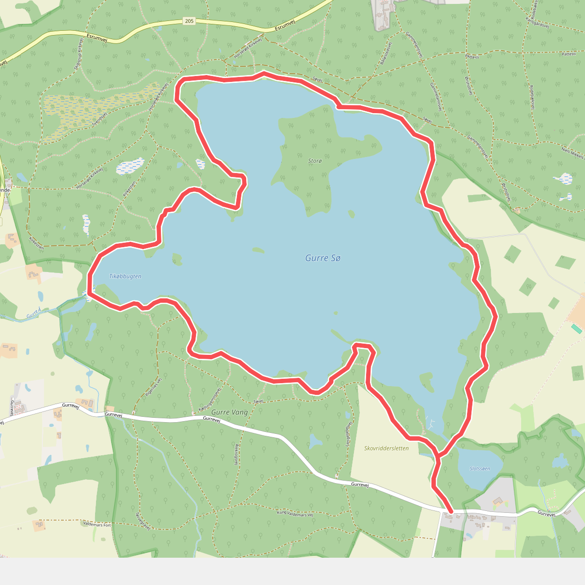 Gurre Sø rundt
