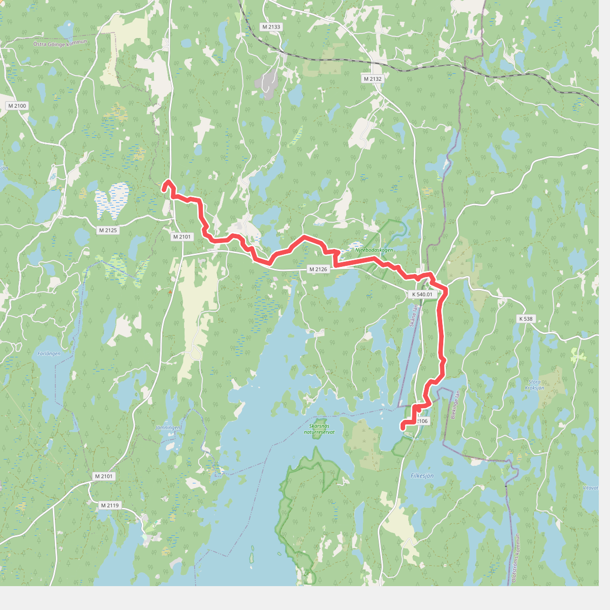 Skåneleden 1, Etapp 5: Brotorpet-Vesslarp