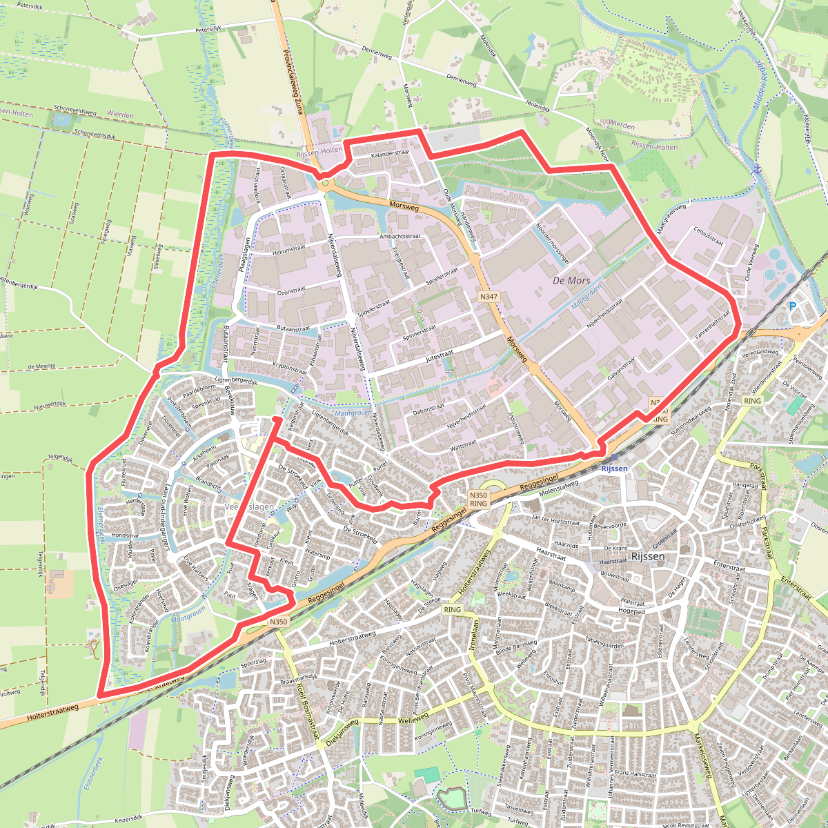 Veeneslagen - Blauw