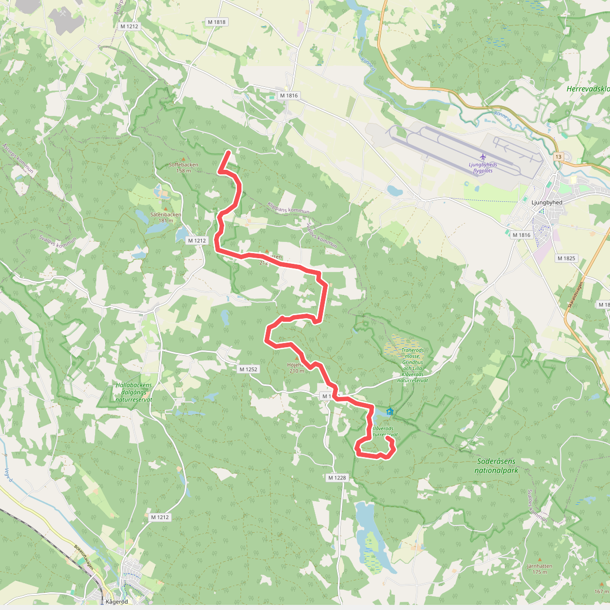 Etapp 3: Krika skog - Klåveröd