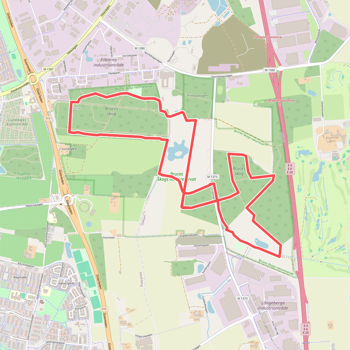 Bruces Skog Gröna Spåret