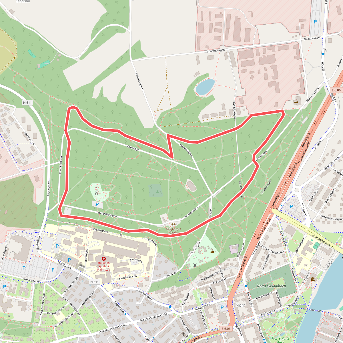 3 Km elljusspår