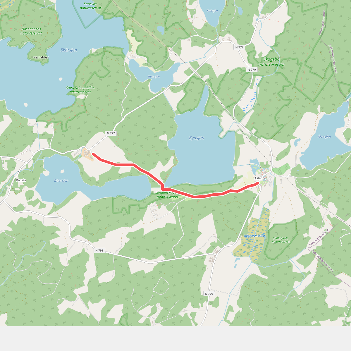 Åkulla bokskogar - Länk 1-10