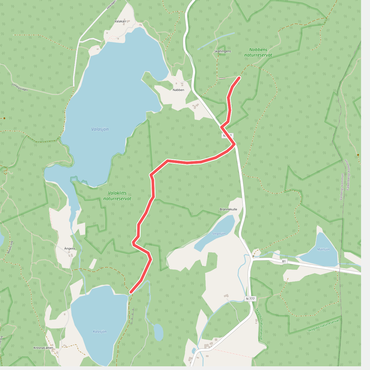 Åkulla bokskogar - Länk 4-8
