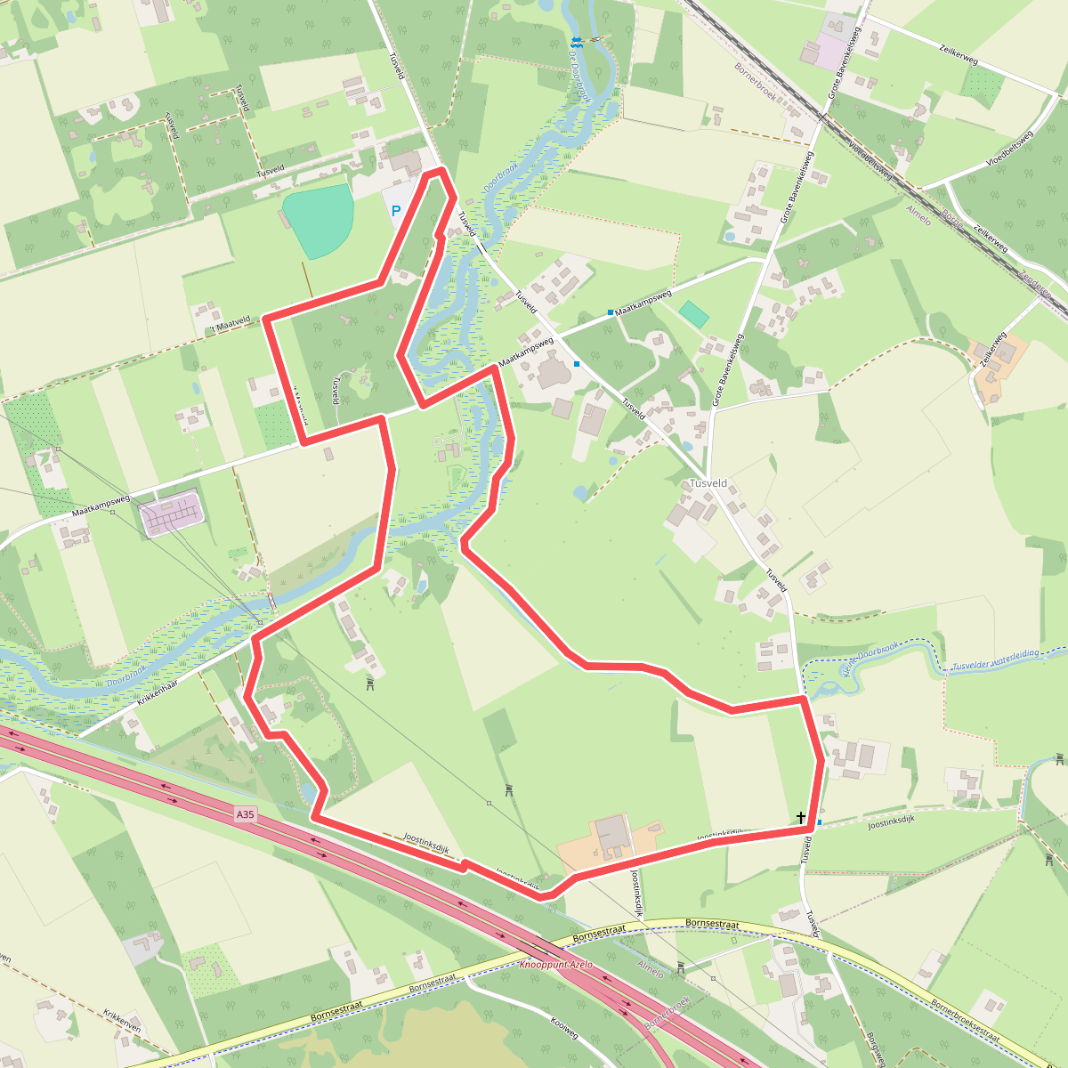 Tusveld - Rood