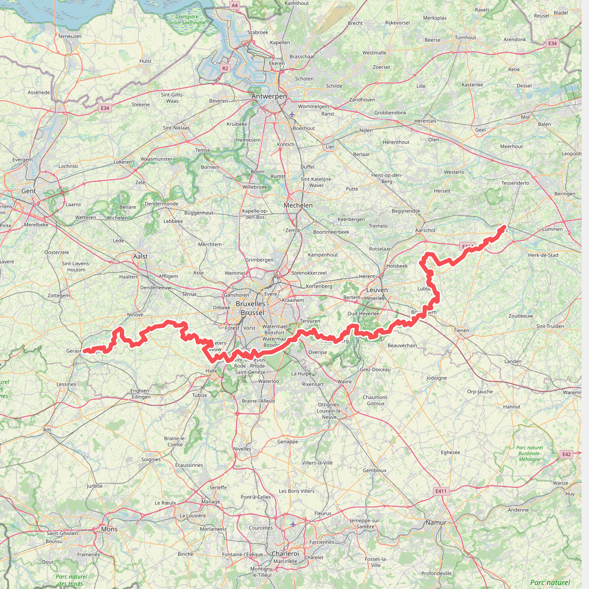 GR512 brabantse heuvelroute