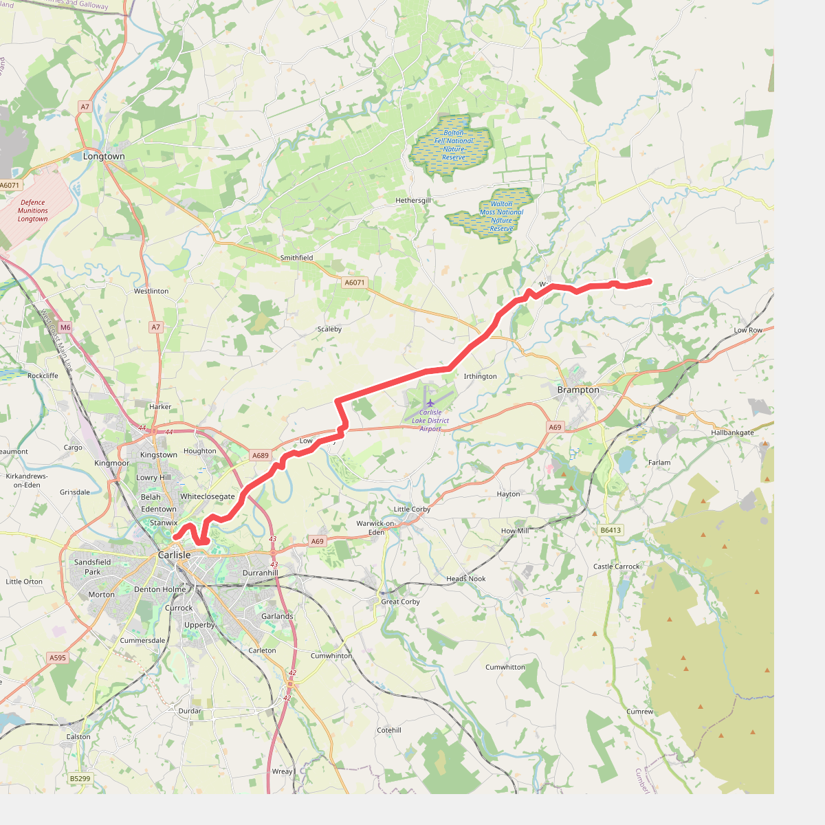 Hadrians Wall: 2.Carlisle-Lanercost