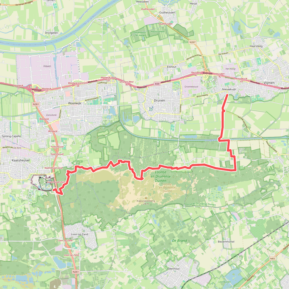 Efteling - Nieuwkuijk · Dwars door Brabant Etappe 7