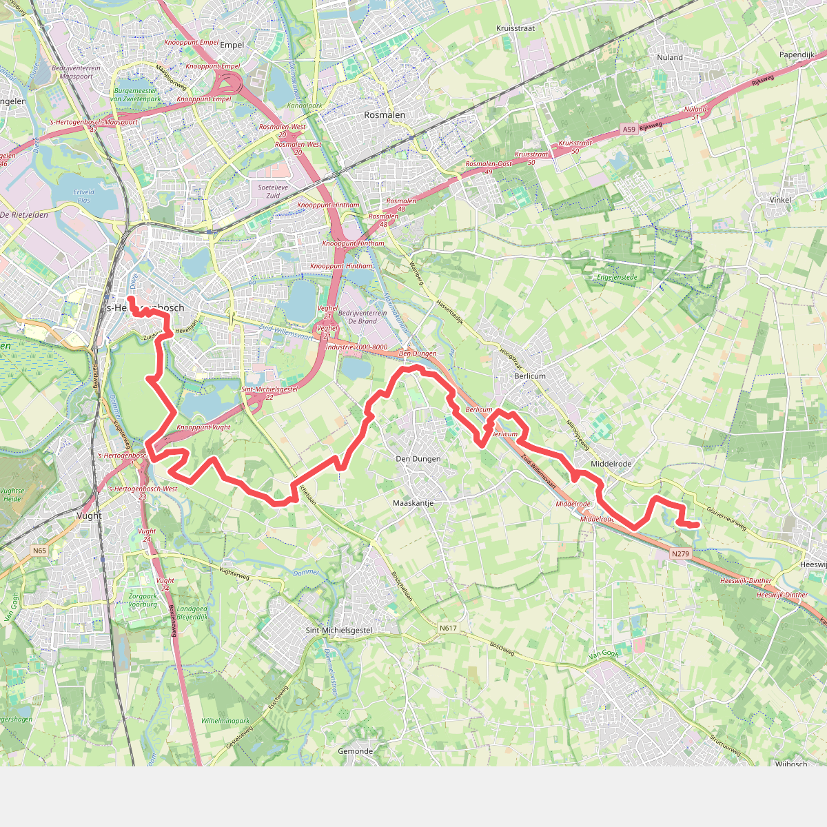 's Hertogenbosch - Kasteel Heeswijk · Dwars door Brabant Etappe 9