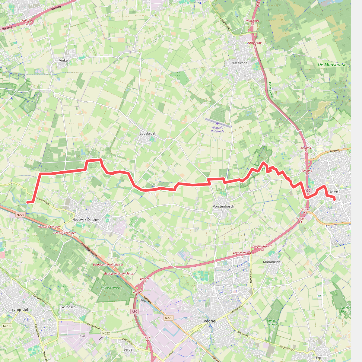 Kasteel Heeswijk - Uden · Dwars door Brabant Etappe 10