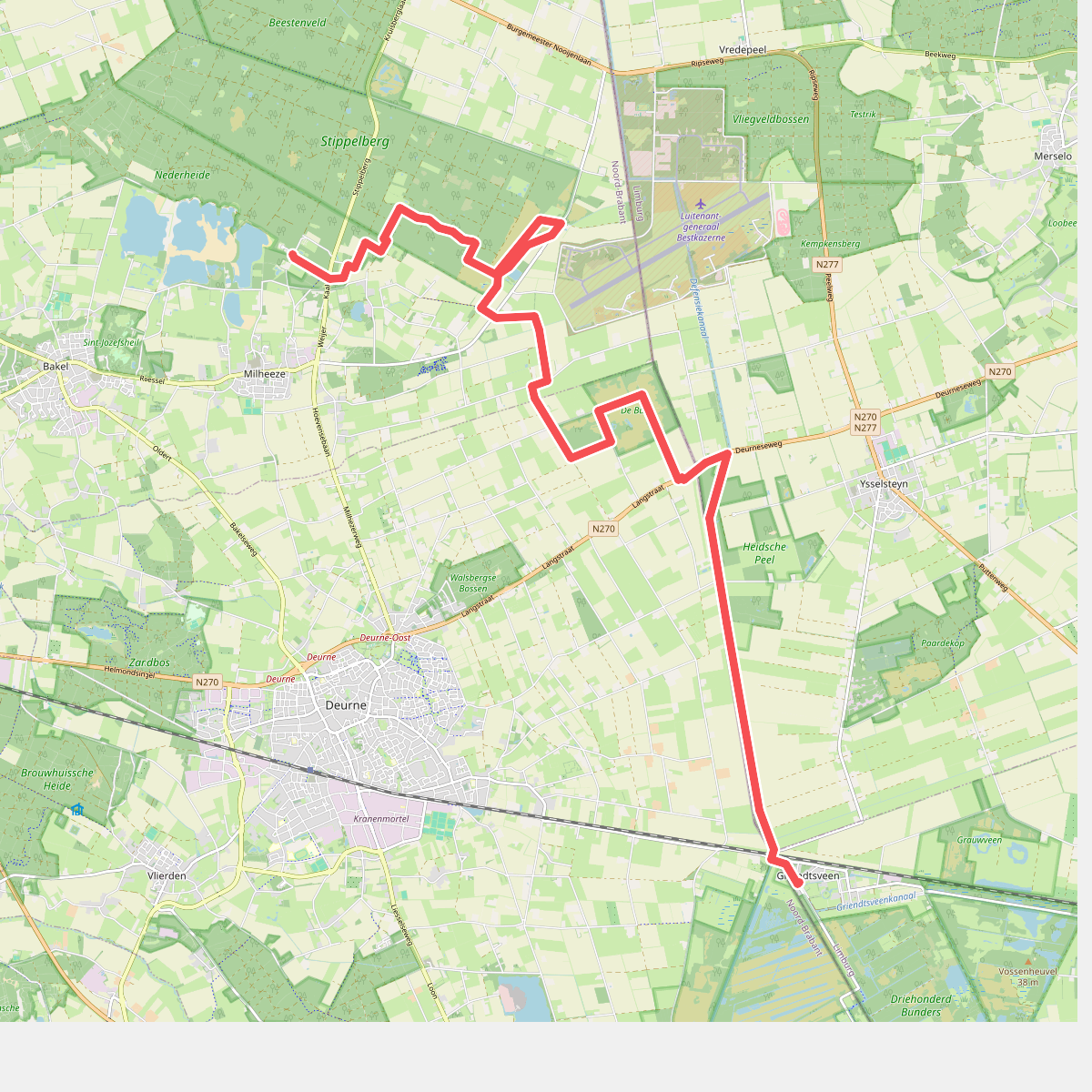 Stippelberg - Griendtsveen · Dwars door Brabant Etappe 13