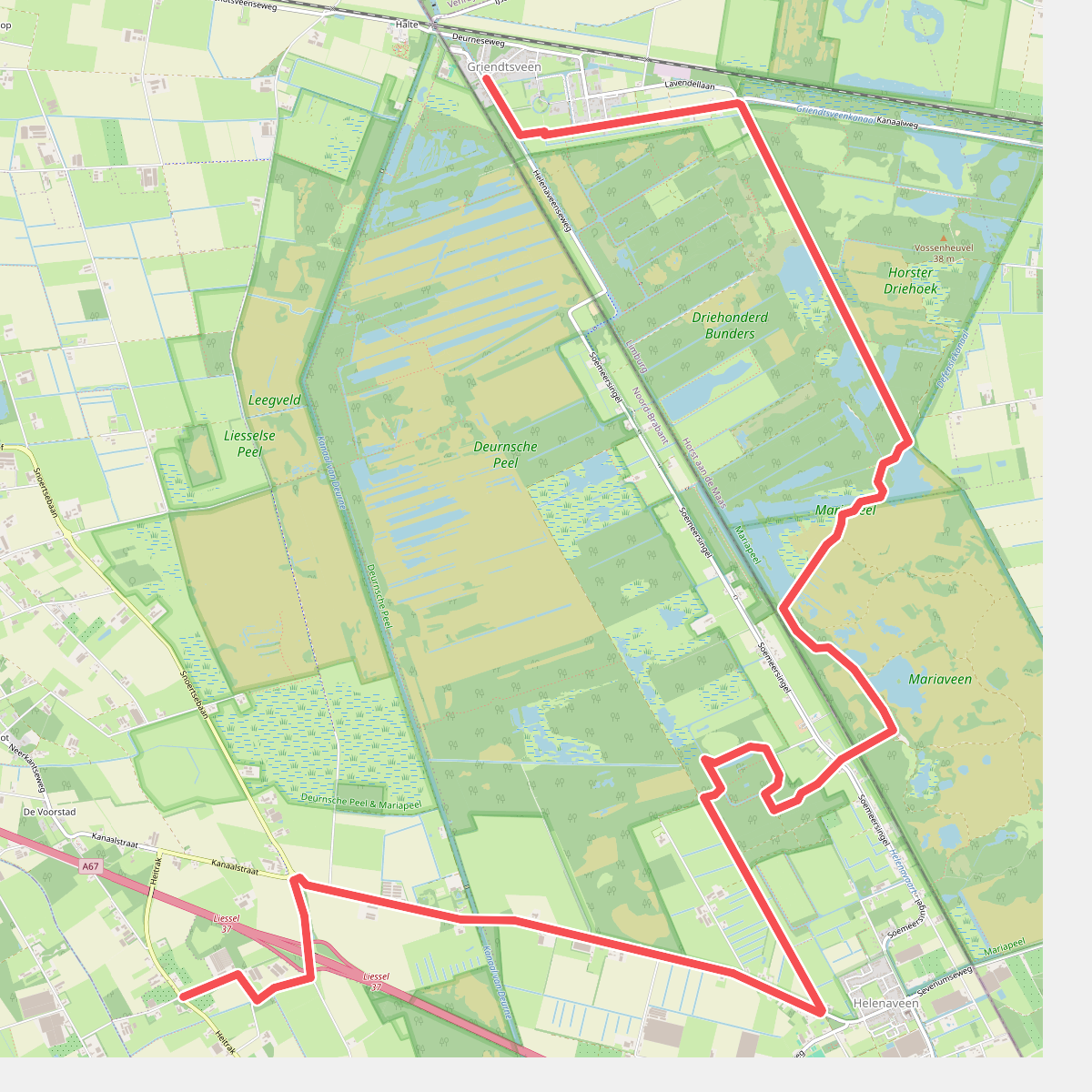 Griendtsveen - Heitrak · Dwars door Brabant Etappe 14