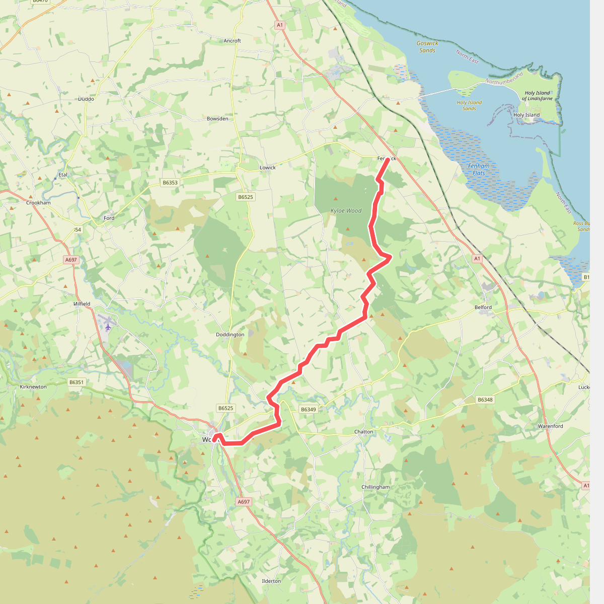 St. Cuthbertway: 4.Wooler-Fenwick
