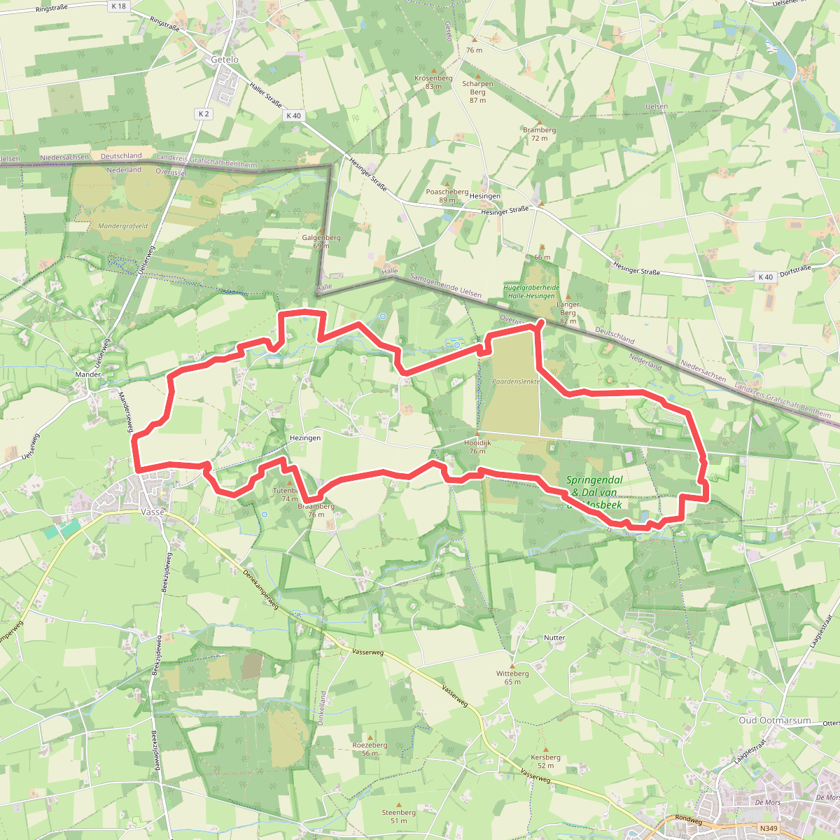 Weg van Vasse