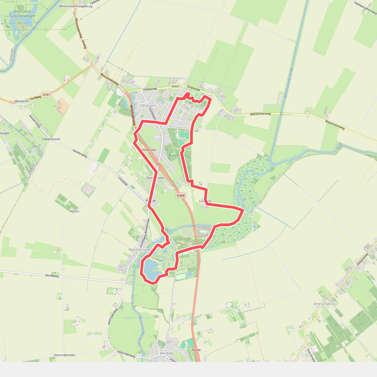 Wandelen in Westerwolde WIW 1 - Lutjeloo - Blijham