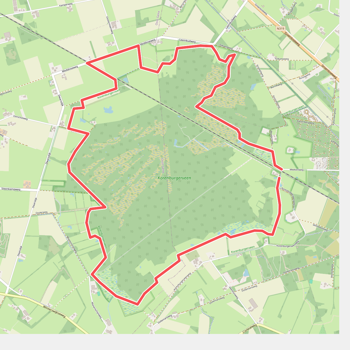 Korenburgerveen-schaddenpad