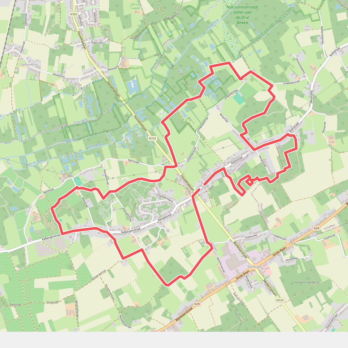 wandelen in vleugt