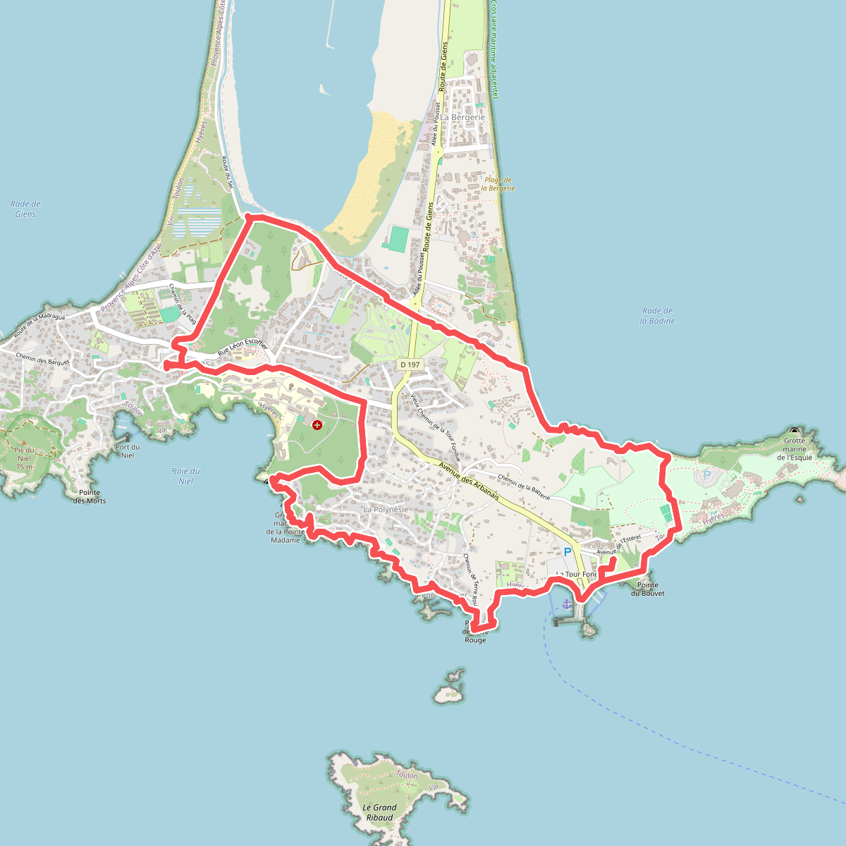 Rondje Oostelijkdeel van Hyeres