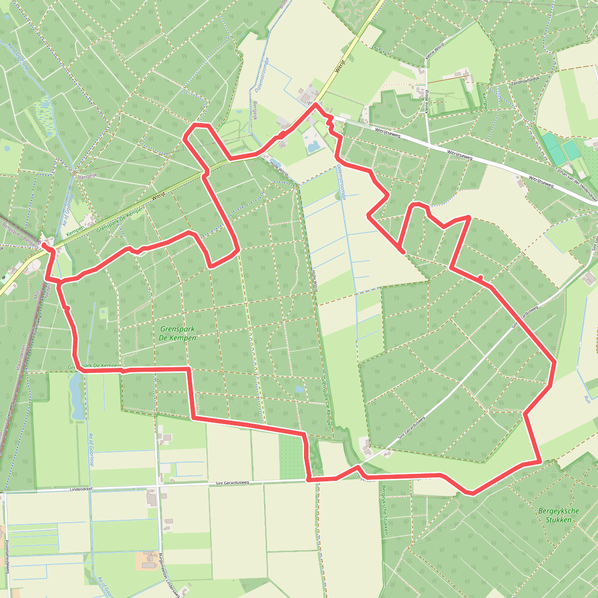 Grenspark wandeling.