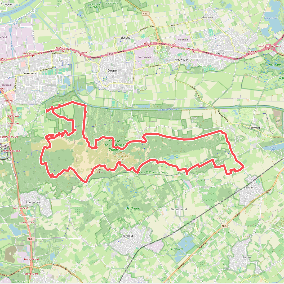 Loonse en drunense duinen