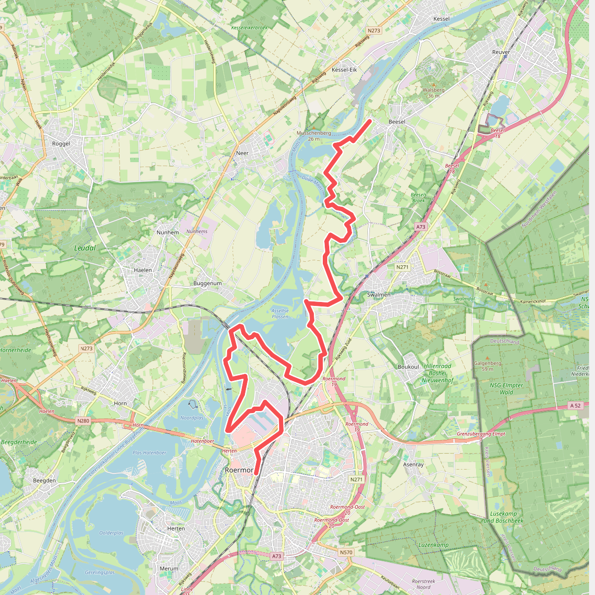 maas-niederrheinpad etappe 18