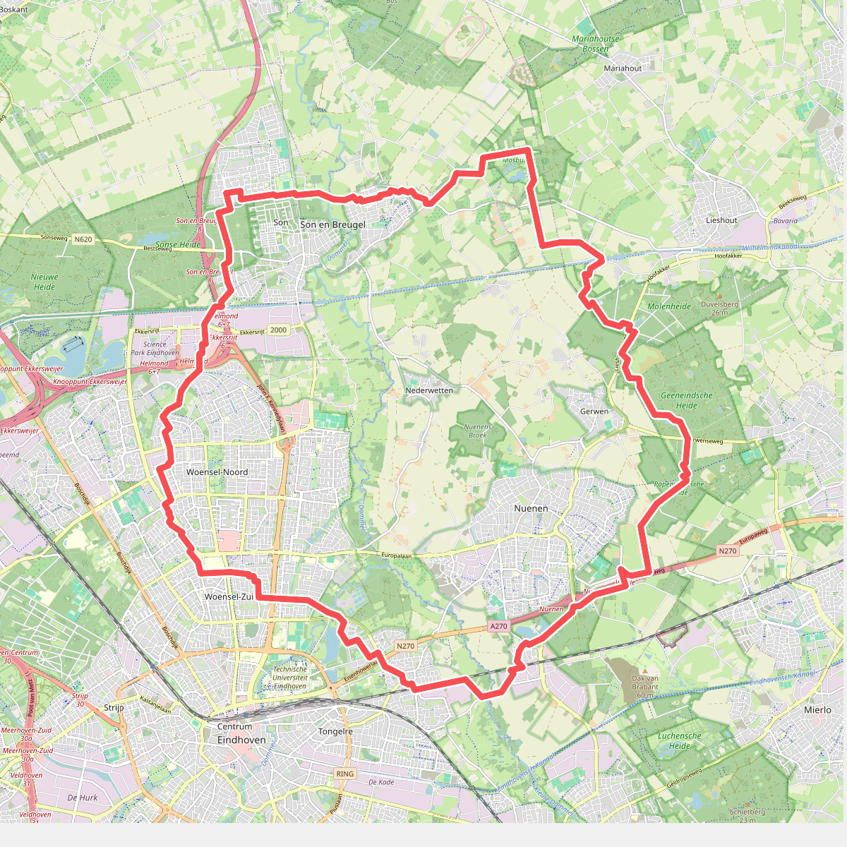 35.5 km Eindhoven