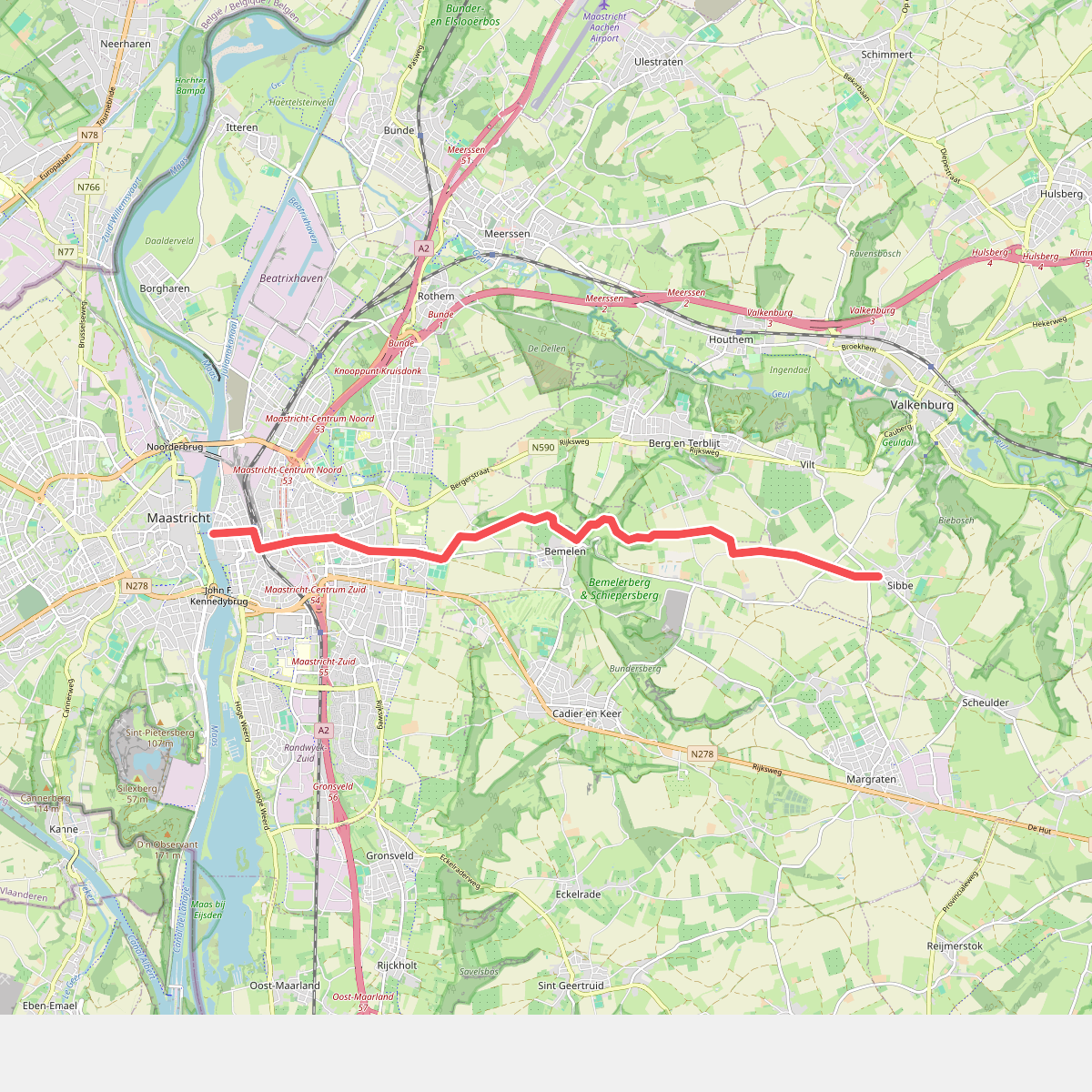 Gulpen - Maastricht · Jacobspad etappe 12