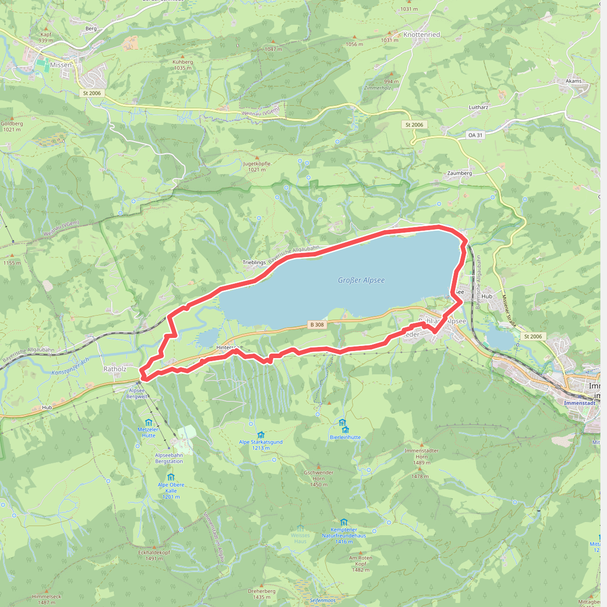 Rond de Grober Alpsee
