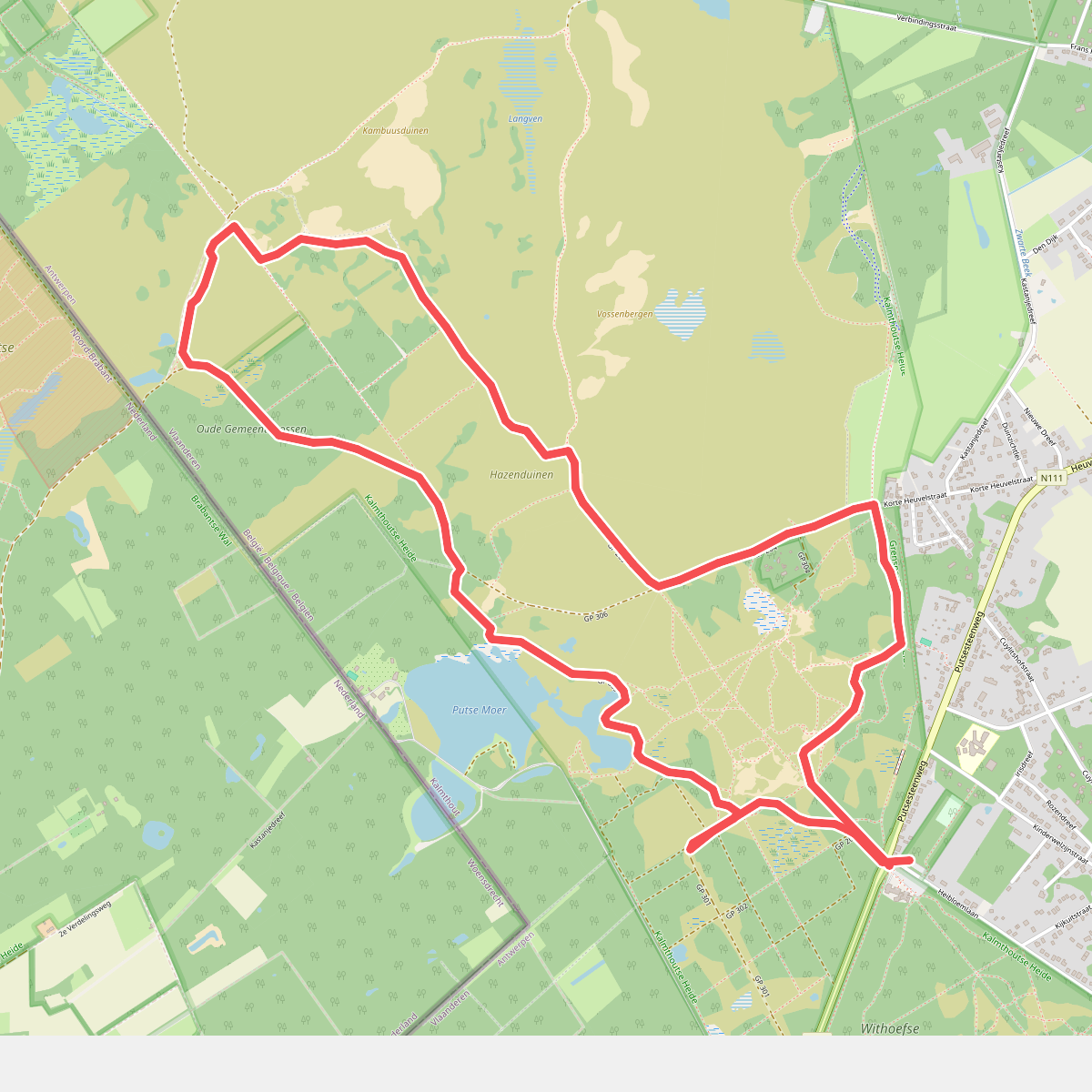 Wandeling het schaap