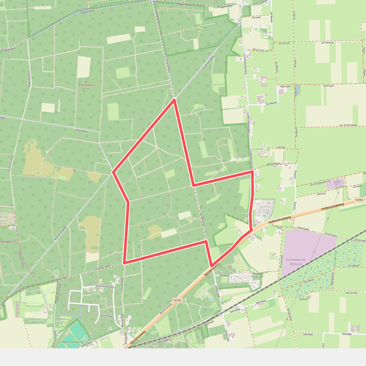 Sprokkelweg - Oranje