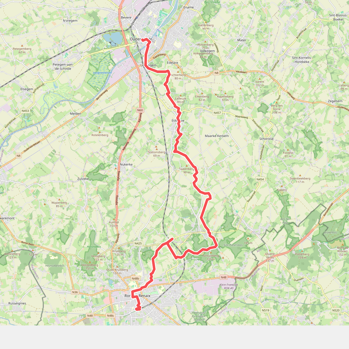 Treinstapper Ronse - Oudenaarde