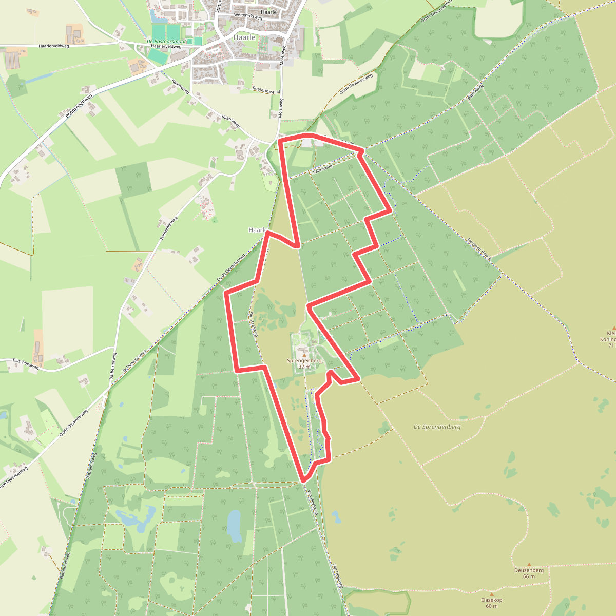Sprengenberg - Oranje (Landgoedroute)