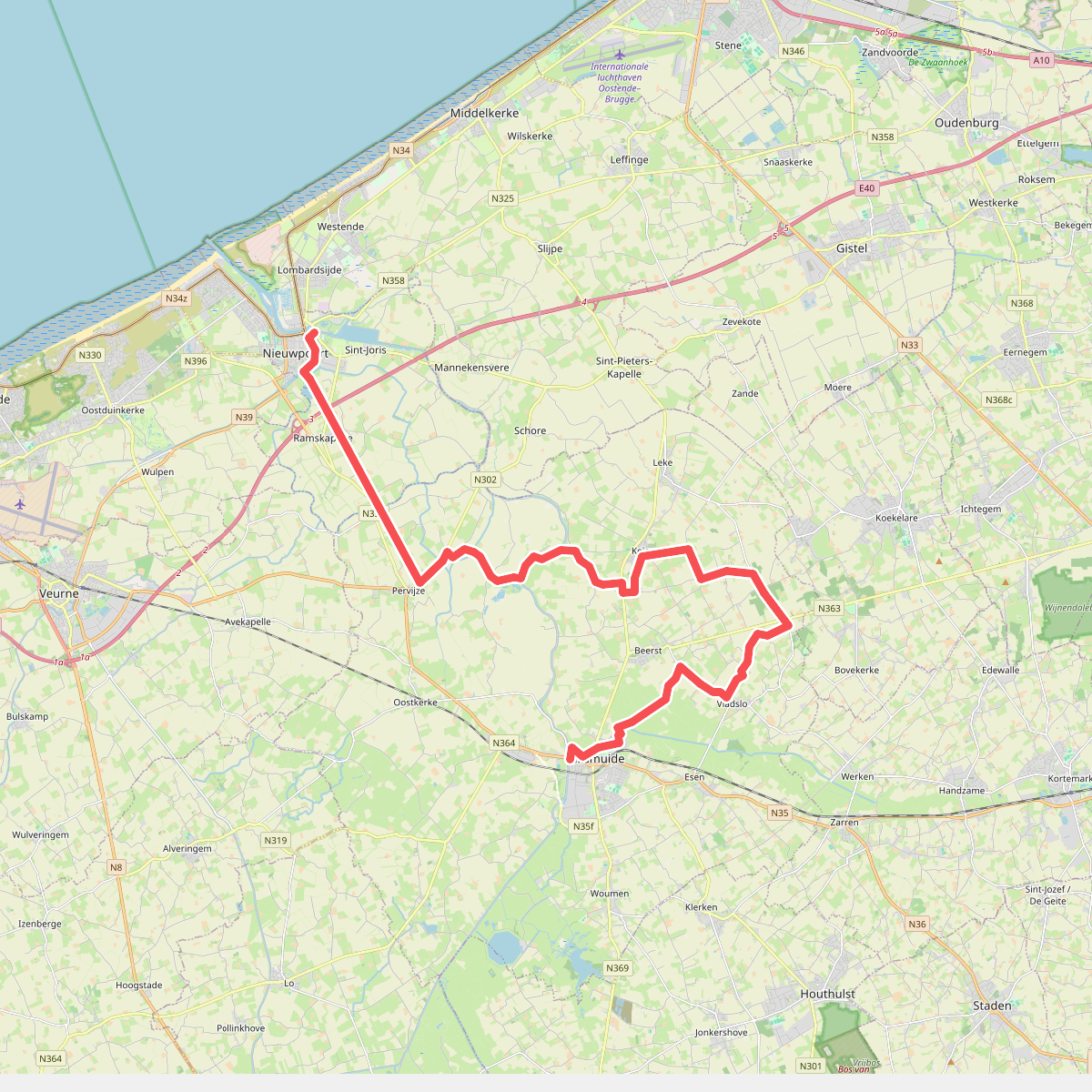 Diksmuide 30 km