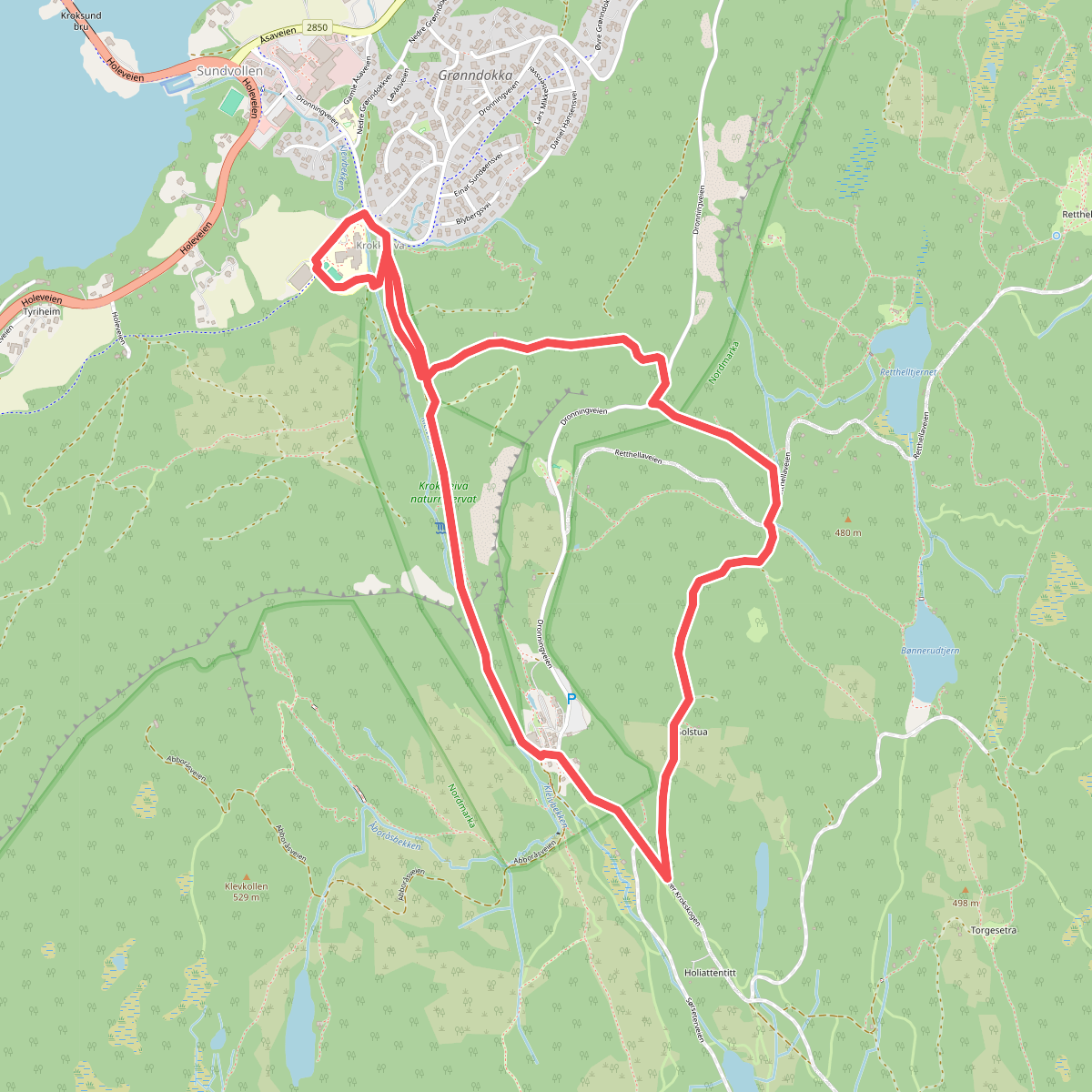 Sundvollen omhoog