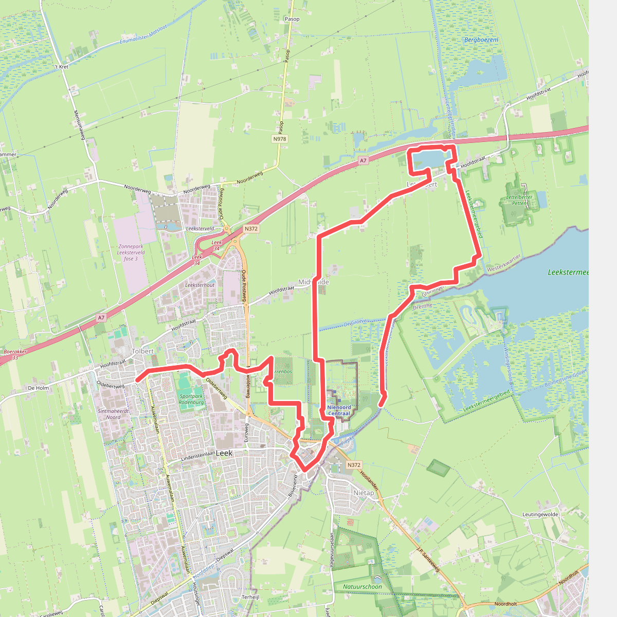 Tolbert - Leek • Groeningenpad Etappe 3