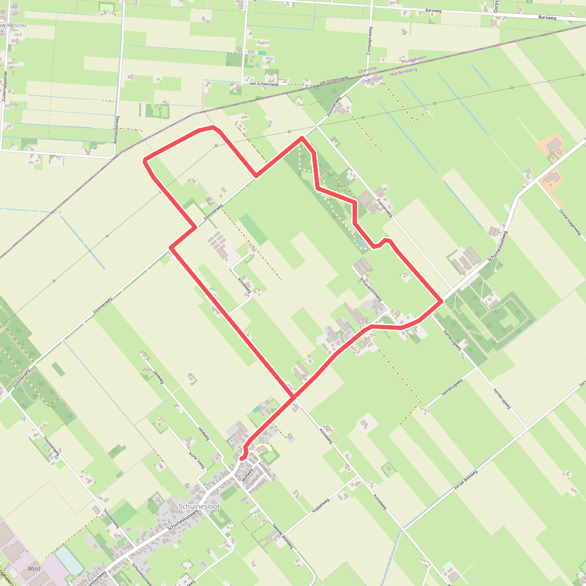 Schuinesloot - Geel