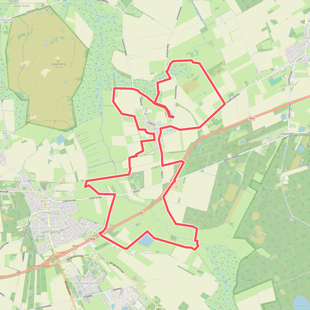 Knapzakroute Anderen