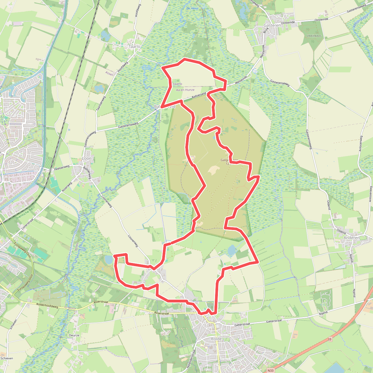 Knapzakroute Balloo-Rolde