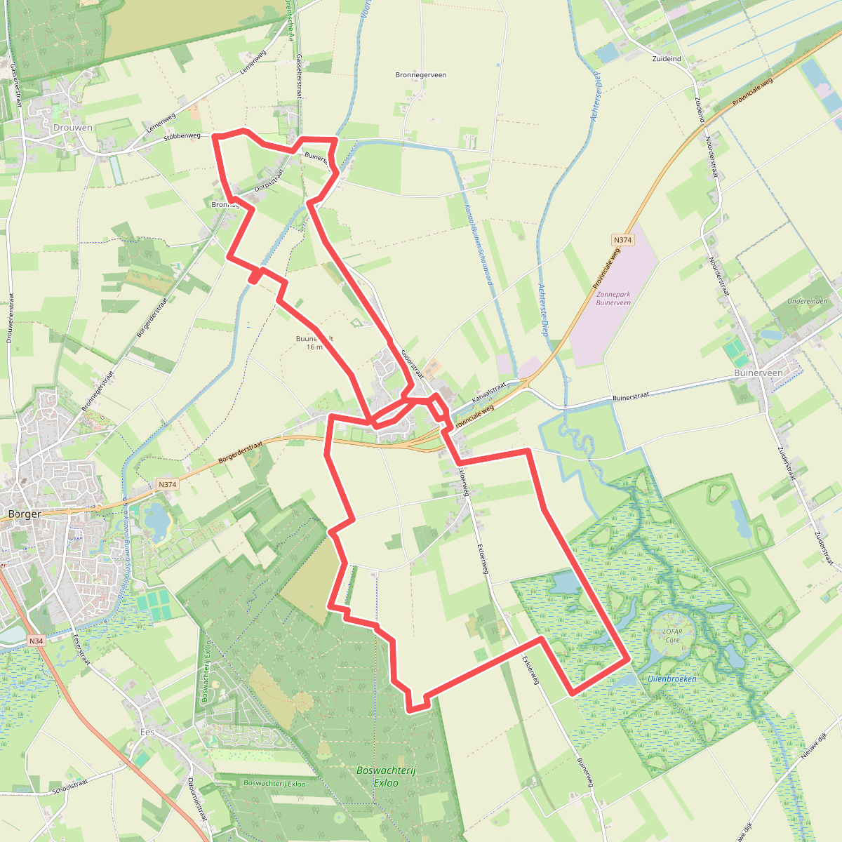 Knapzakroute Buinen