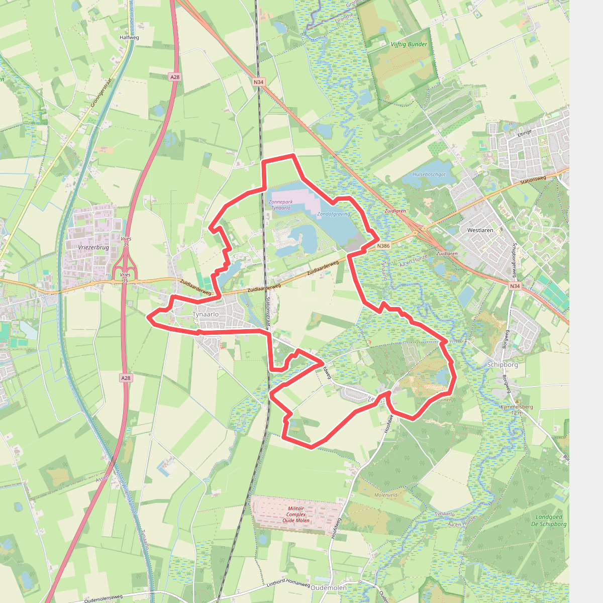 Knapzakroute Tynaarlo-Zeegse
