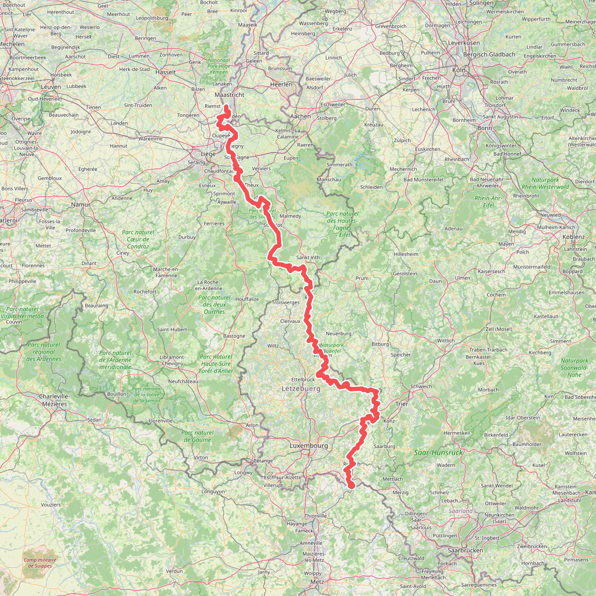 Gr5 vanaf Maastricht