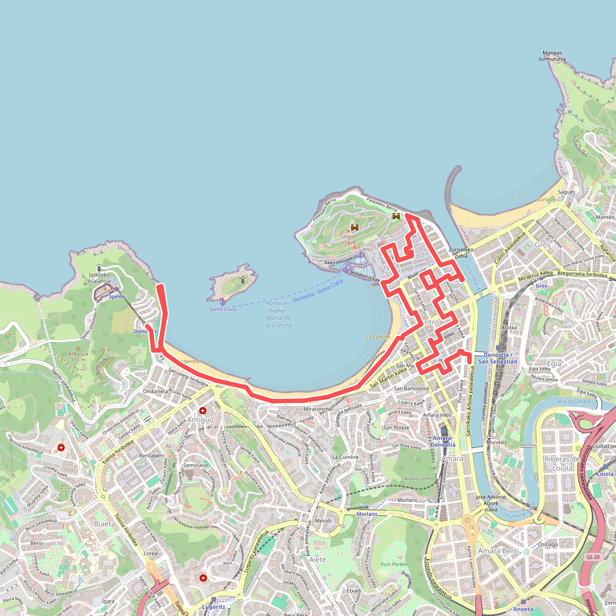 Stadswandeling San Sebastián