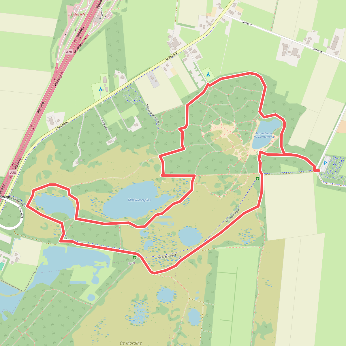 WandelWeb Route - Ter Horsterzand