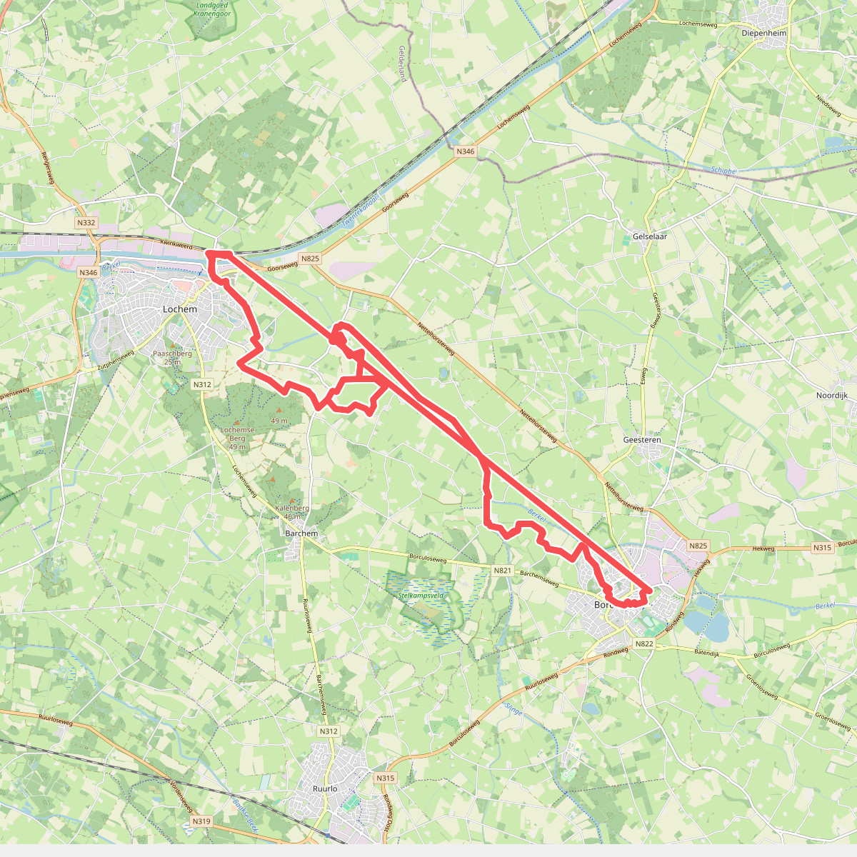 Berkelpad 3 - Lochem - Borculo